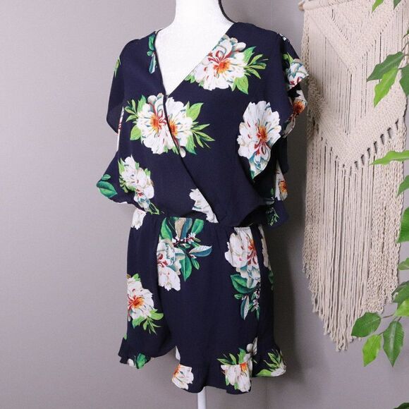 Umgee Pants - Umgee | Short Sleeve Floral Romper‎